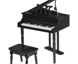 HOMCOM Piano à queue enfant en bois 30 touches - tabouret et pupitre inlus - MDF noir F12-005BK 3662970093719